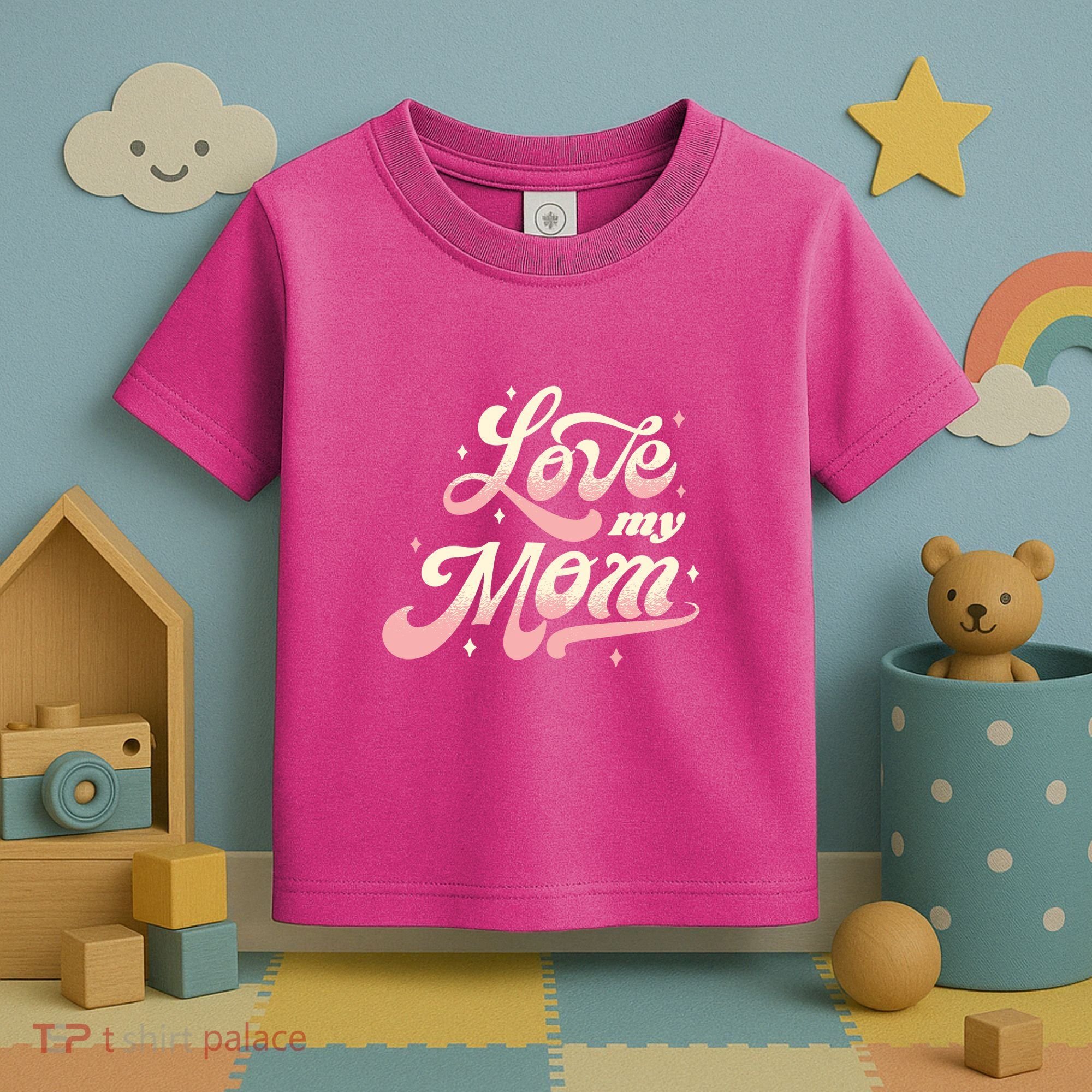 Love My Mom Toddler T-Shirt