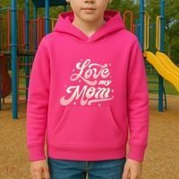 Love My Mom Kids Hoodie thumb 2