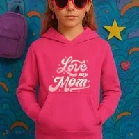Love My Mom Kids Hoodie thumb 3