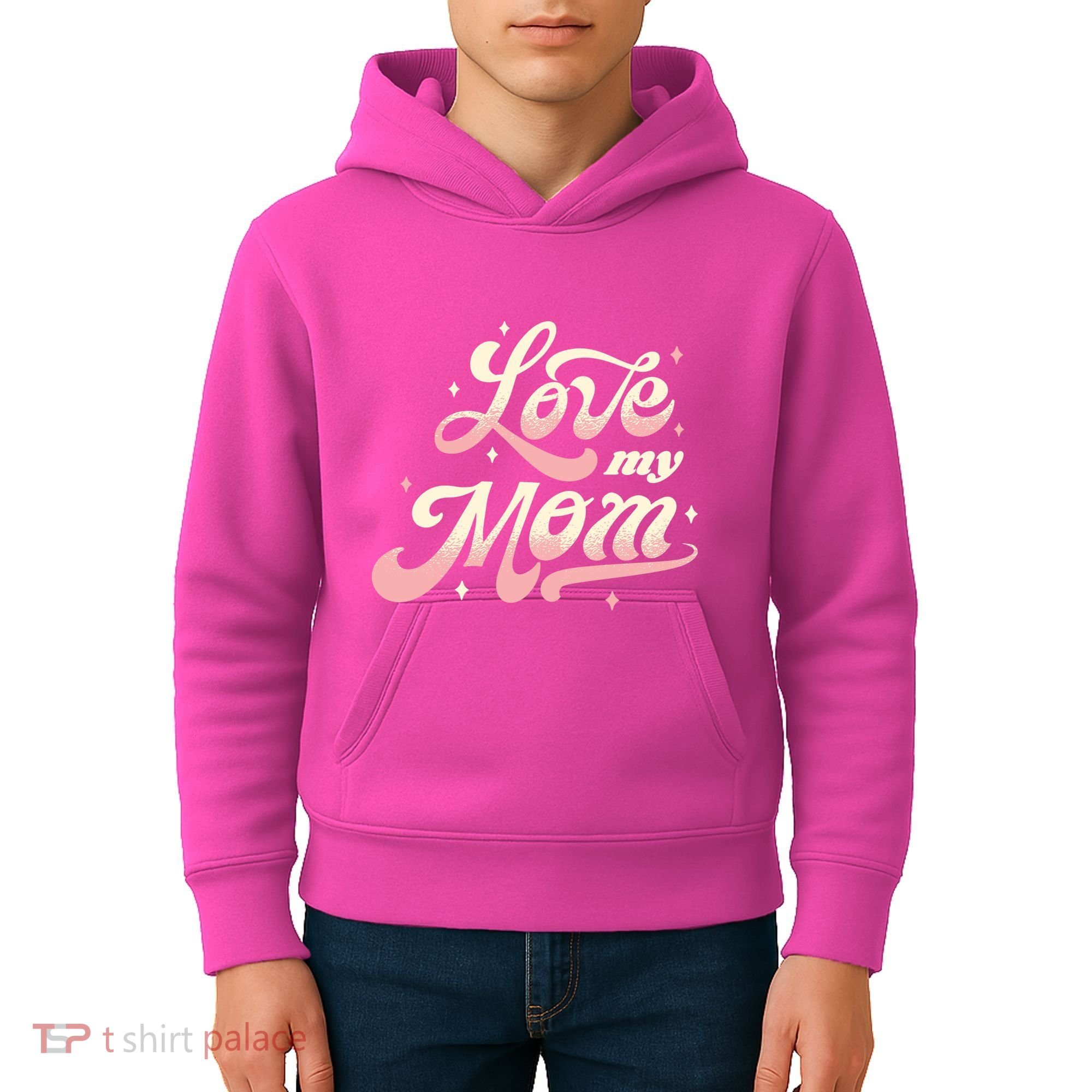 Love My Mom Kids Hoodie