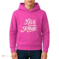 Love My Mom Kids Hoodie thumb 4