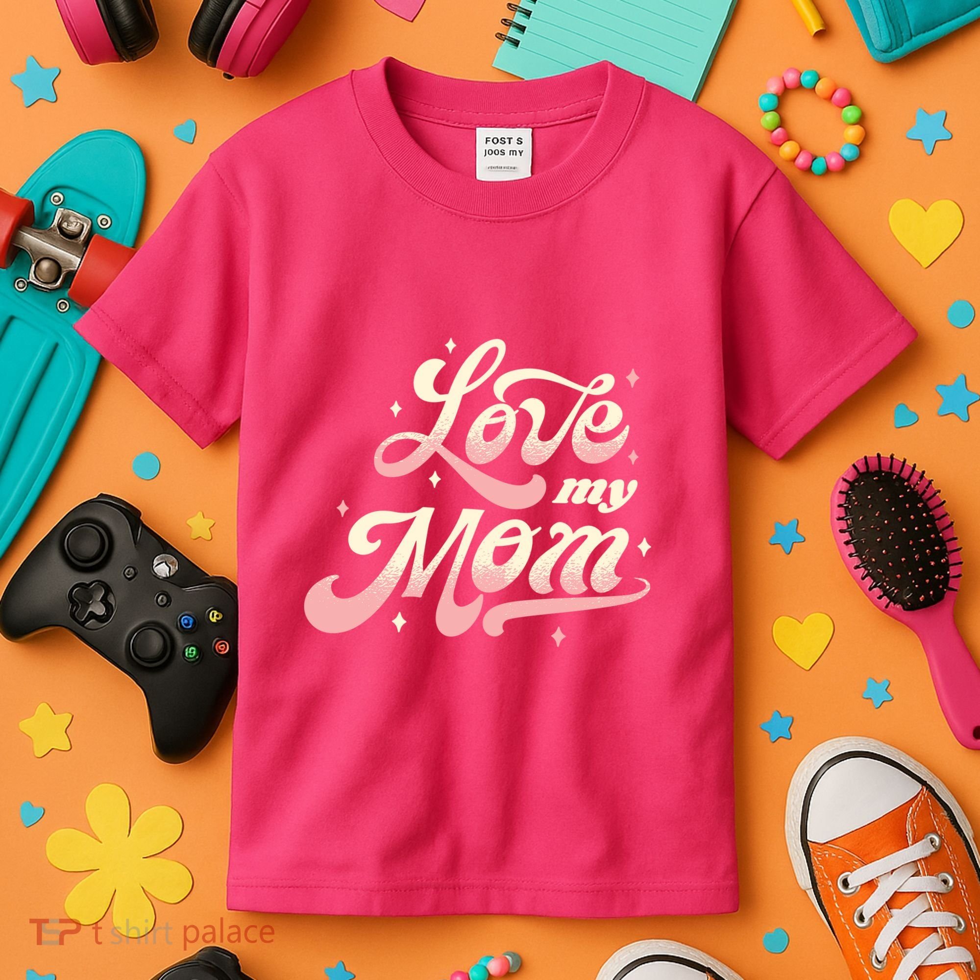Love My Mom Kids T-Shirt