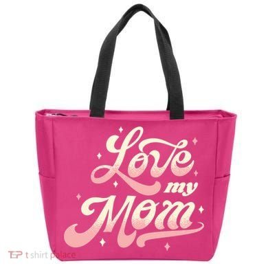 Love My Mom Tote Bag