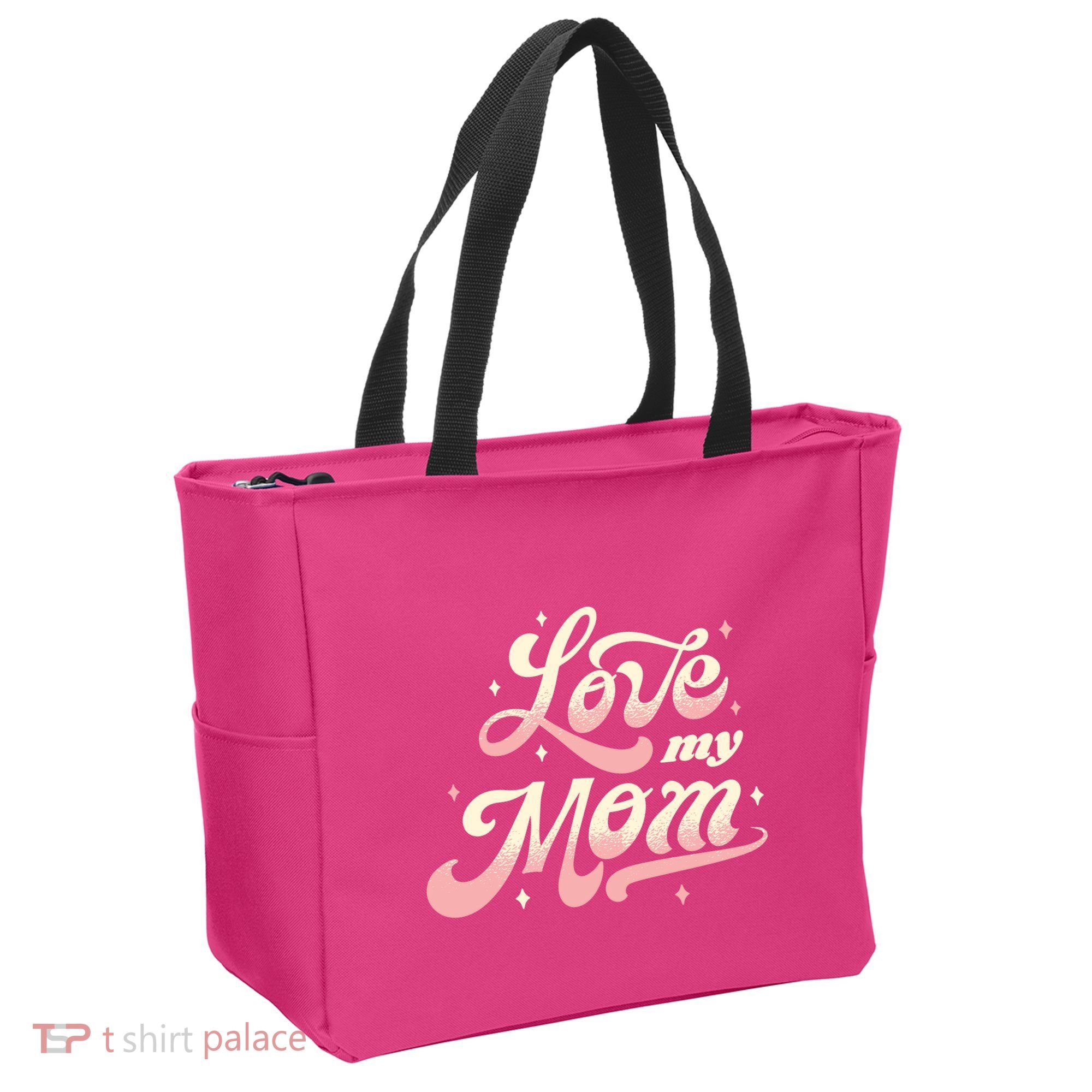 Love My Mom Tote Bag