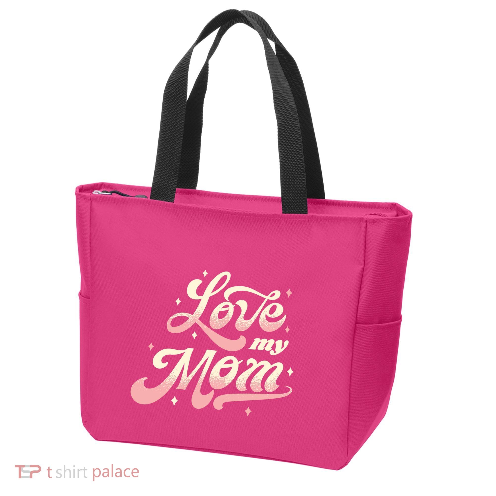 Love My Mom Tote Bag