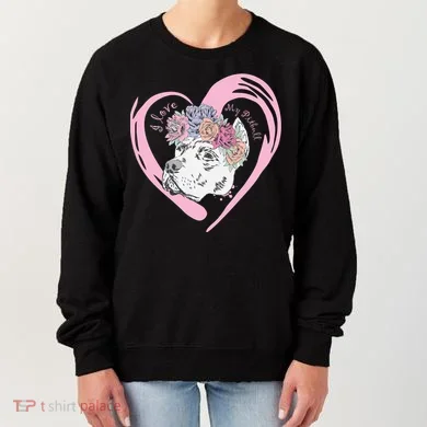 Love My Pitbull Women's Sweatshirt