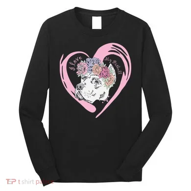 Love My Pitbull Long Sleeve Shirt