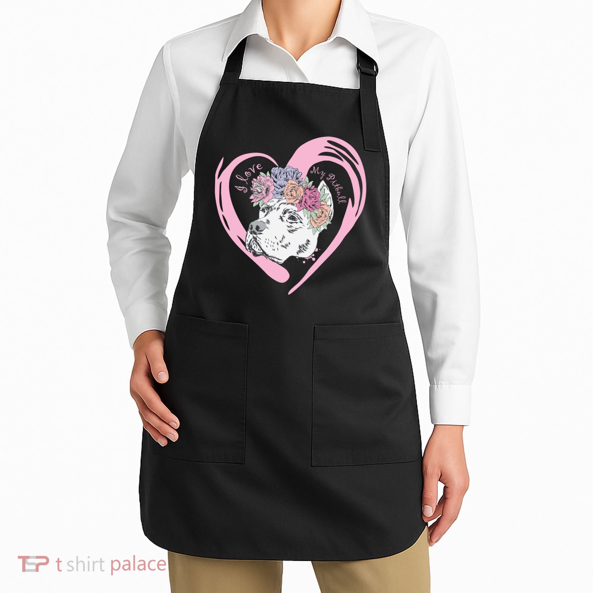 Love My Pitbull Apron