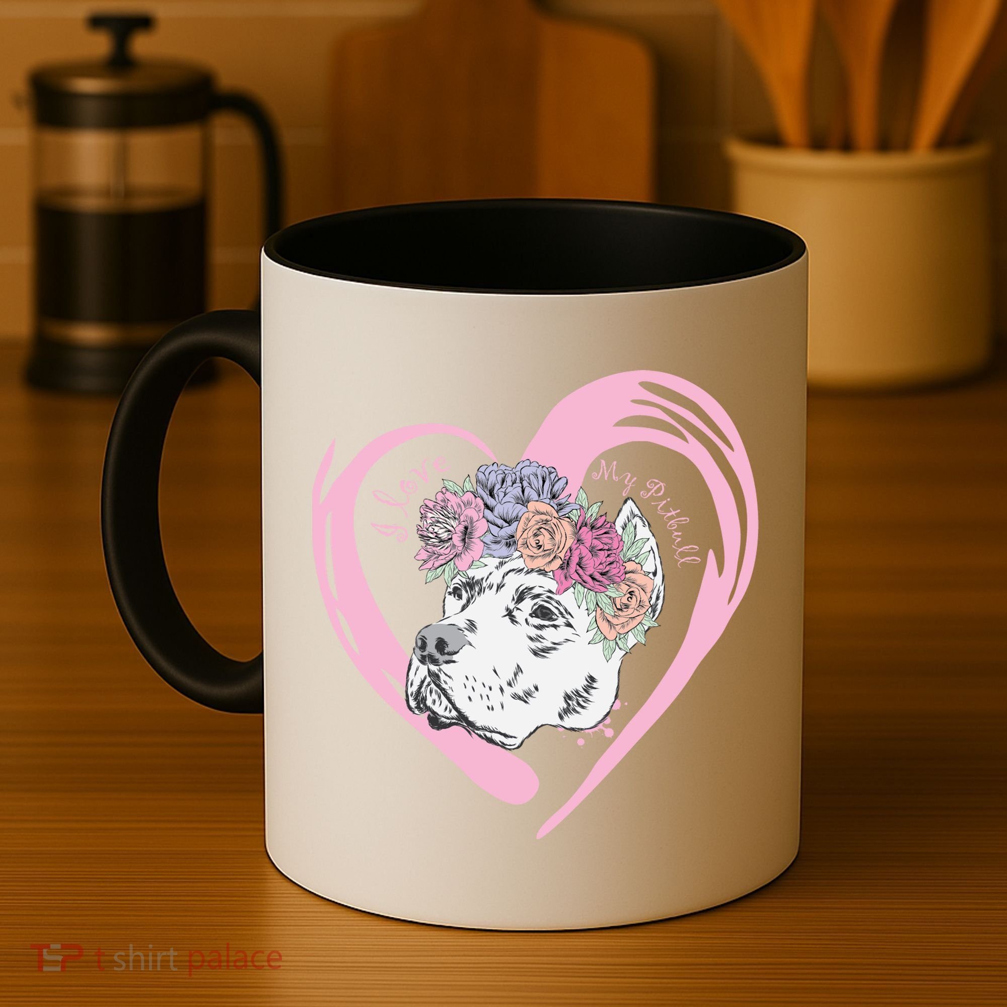 Love My Pitbull Coffee Mug