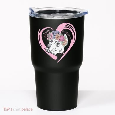 Love My Pitbull Tumbler