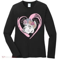 Love My Pitbull Women's Long Sleeve Shirt thumb 0