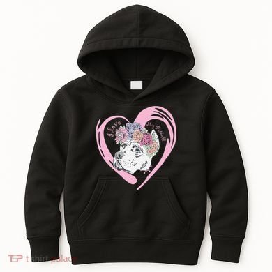 Love My Pitbull Kids Hoodie