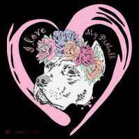 Love My Pitbull Kids Long Sleeve Shirt thumb 2