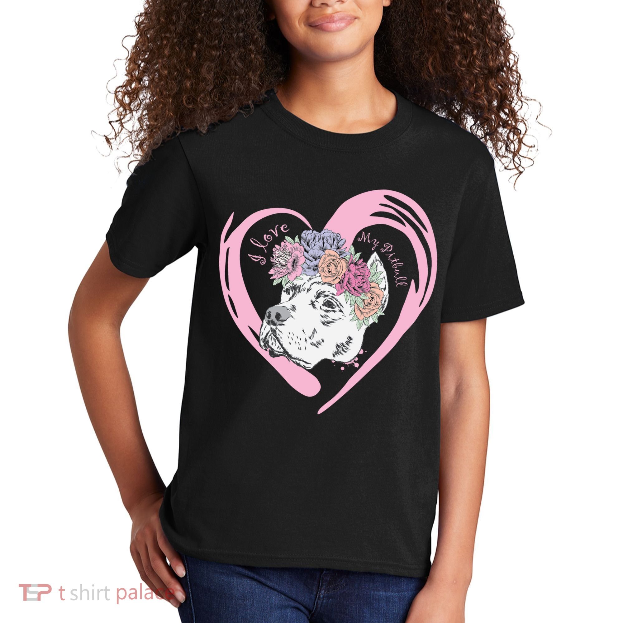 Love My Pitbull Kids T-Shirt