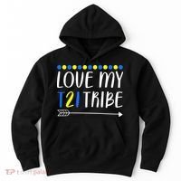 Love My T21 Tribe Down Syndrome Arrow Hoodie thumb 0