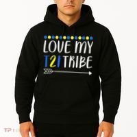 Love My T21 Tribe Down Syndrome Arrow Hoodie thumb 2