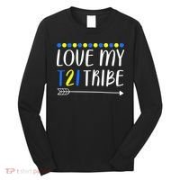 Love My T21 Tribe Down Syndrome Arrow Long Sleeve Shirt thumb 0