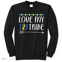 Love My T21 Tribe Down Syndrome Arrow Sweatshirt thumb 0