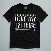 Love My T21 Tribe Down Syndrome Arrow T-Shirt thumb 5