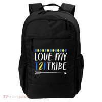Love My T21 Tribe Down Syndrome Arrow Backpack thumb 0
