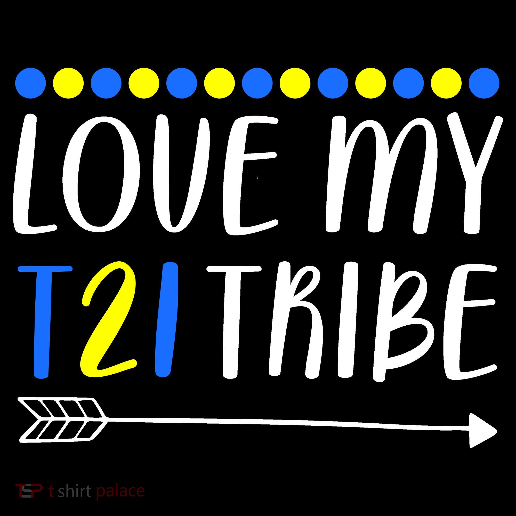 Love My T21 Tribe Down Syndrome Arrow Mousepad