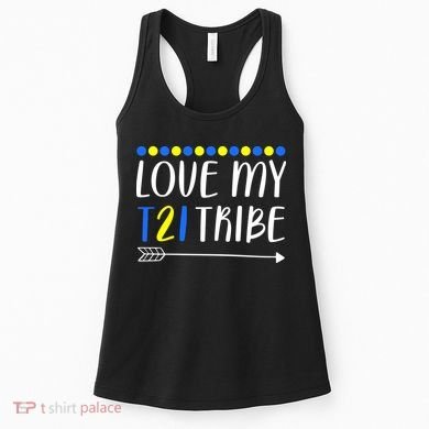 Love My T21 Tribe Down Syndrome Arrow Women's Tank Top