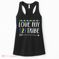 Love My T21 Tribe Down Syndrome Arrow Women's Tank Top thumb 0