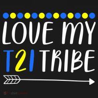 Love My T21 Tribe Down Syndrome Arrow Baby Bodysuit thumb 2