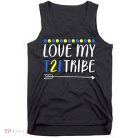 Love My T21 Tribe Down Syndrome Arrow Tank Top thumb 0