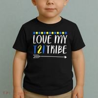 Love My T21 Tribe Down Syndrome Arrow Toddler T-Shirt thumb 2