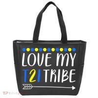 Love My T21 Tribe Down Syndrome Arrow Tote Bag thumb 0