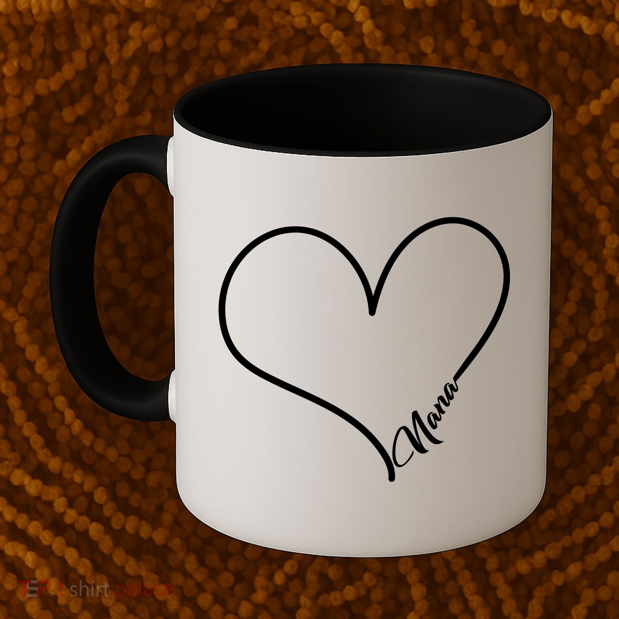 Love Nana Heart Coffee Mug