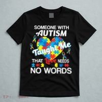 Love Needs No Words Autism Awareness  T-Shirt thumb 5