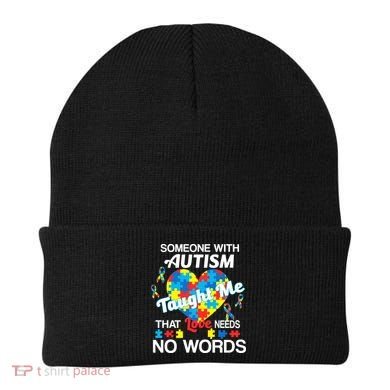 Love Needs No Words Autism Awareness  Beanie