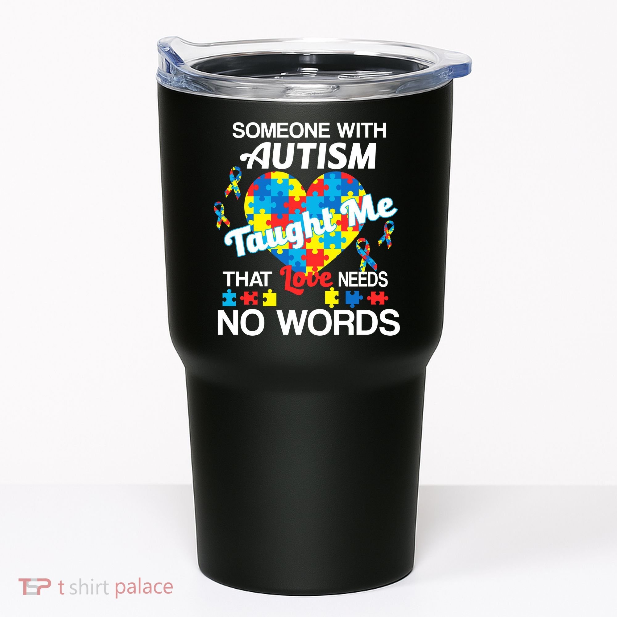 Love Needs No Words Autism Awareness  Tumbler