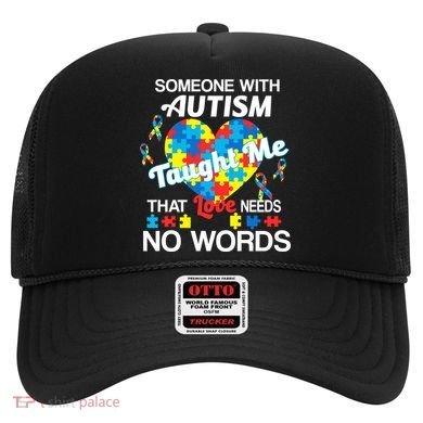 Love Needs No Words Autism Awareness  Hat