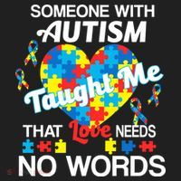 Love Needs No Words Autism Awareness  Hat thumb 2