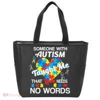 Love Needs No Words Autism Awareness  Tote Bag thumb 0
