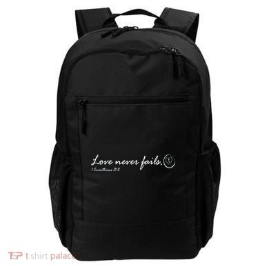 Love Never Fails Backpack