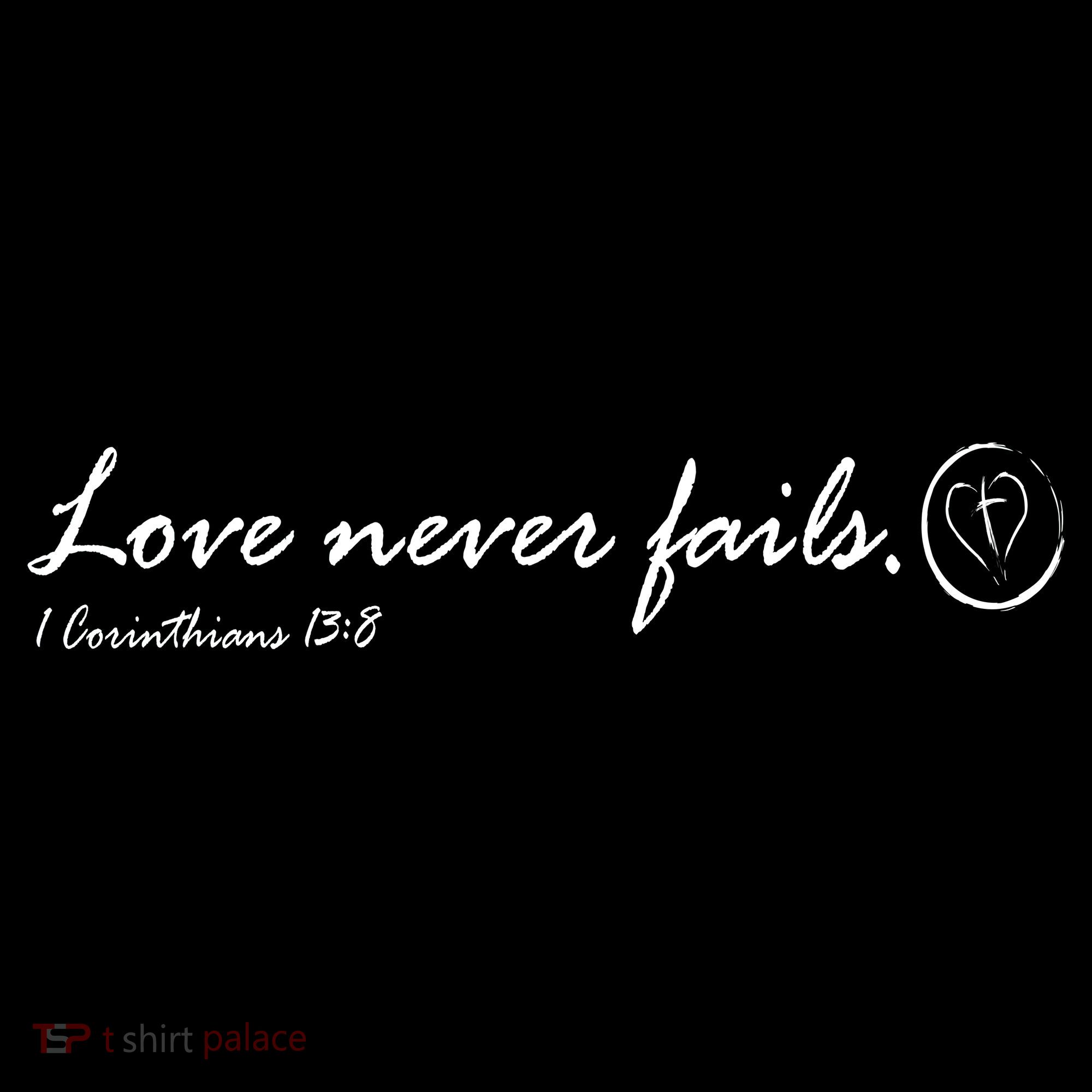 Love Never Fails Bucket Hat