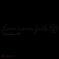 Love Never Fails Coffee Mug thumb 5