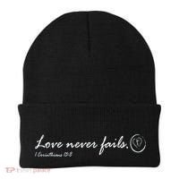 Love Never Fails Beanie thumb 0