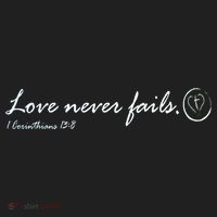 Love Never Fails Beanie thumb 2