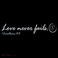 Love Never Fails Women's Hoodie thumb 2