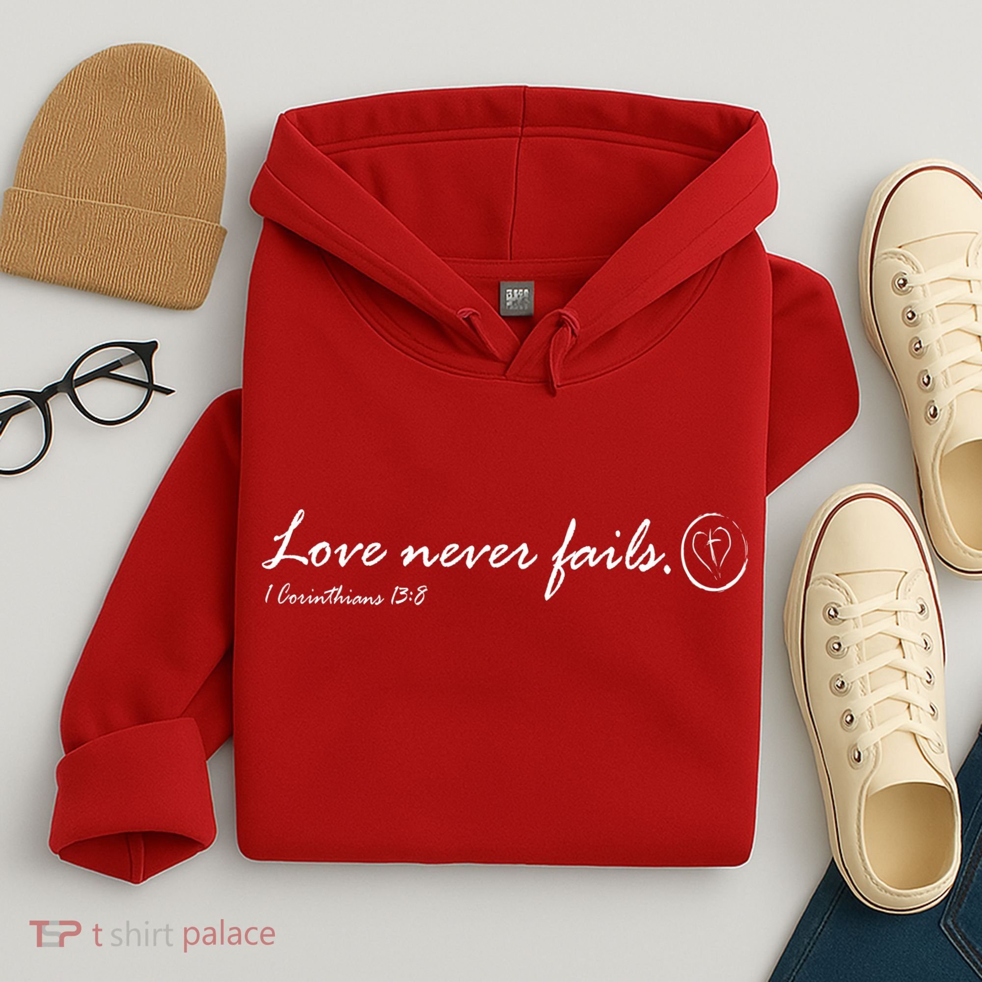 Love Never Fails Hoodie