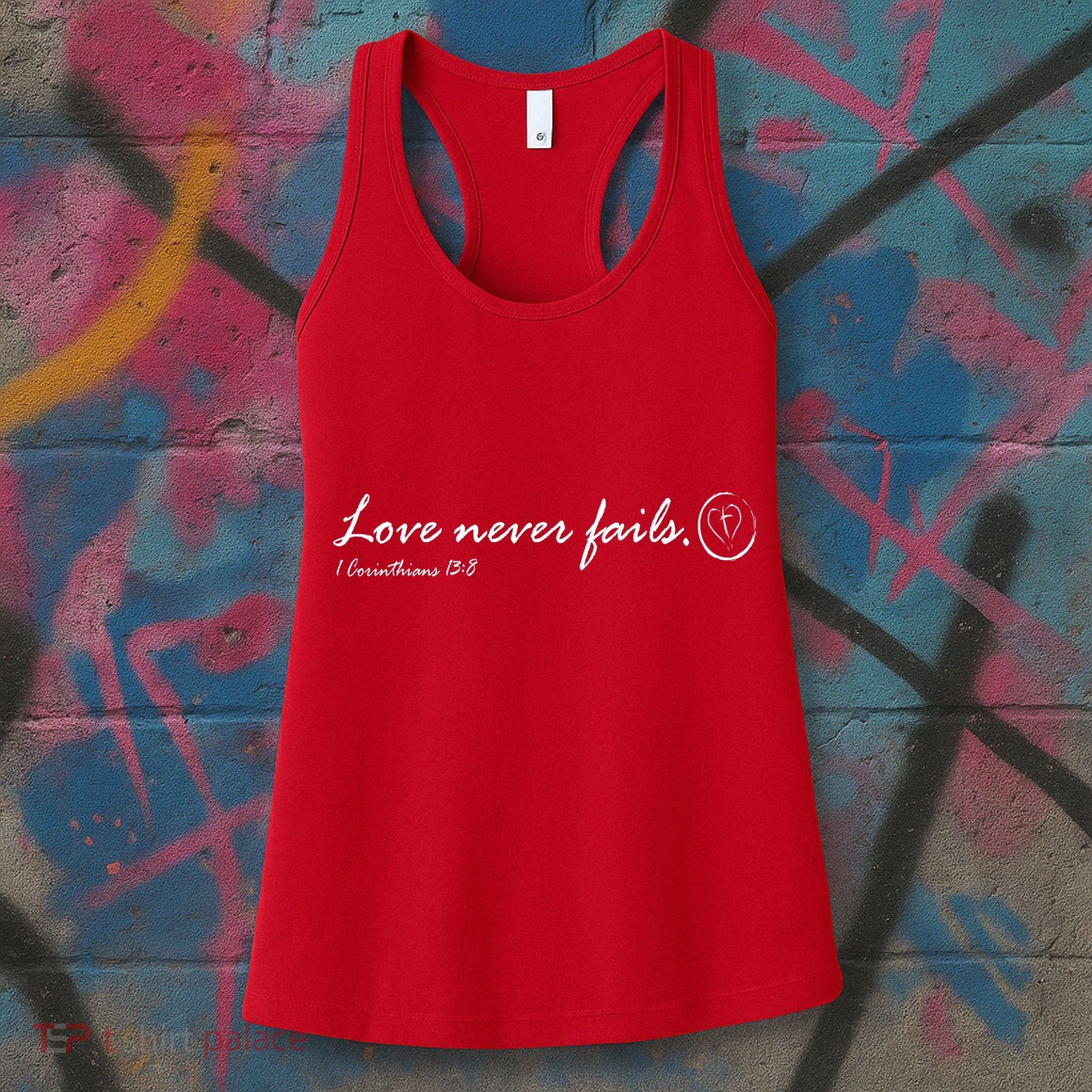 Love Never Fails Women's Tank Top