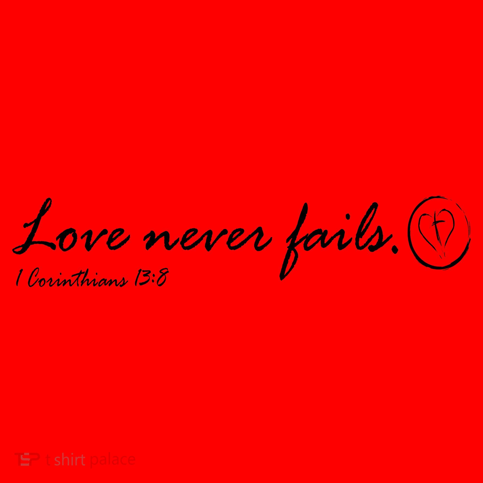 Love Never Fails Santa Hat