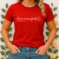 Love Never Fails Women's T-Shirt thumb 2