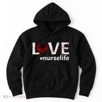 Love Nurse life Hoodie thumb 0