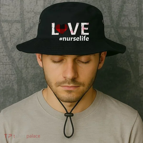 Love Nurse life Bucket Hat